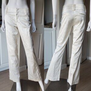 Cache Size 4 White Flare Dress Pants
